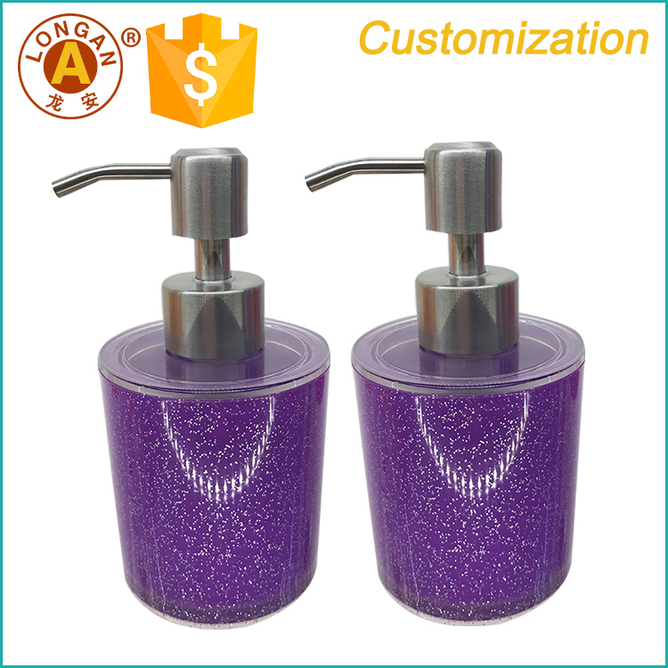 Good quality stainless steel pump plastic hand liquid soap bottles 200ml wholesale