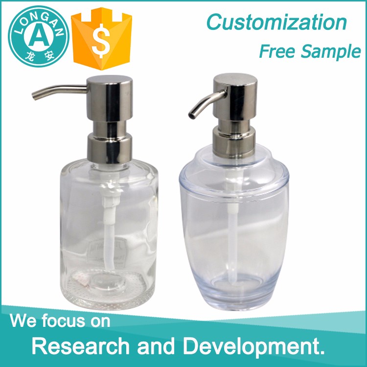 Factory supply competitive price liquid soap round bottles / foaming hand soap bottles