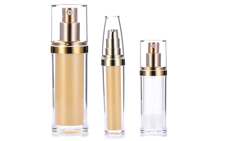 BDPAK Luxury Unique Acrylic Cosmetic Airless Pump Bottle