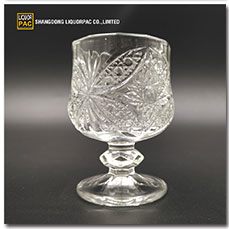 simple premium durable clear 320ml classical handle beer glass mug