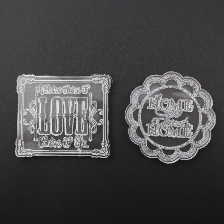 Pattern diy album decoration Soft pvc rubber clear stamps