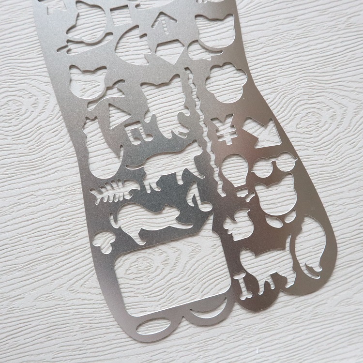 Metal stencil factory OEM cat shape