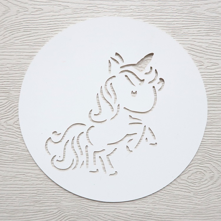 Small pp drawing stencil round