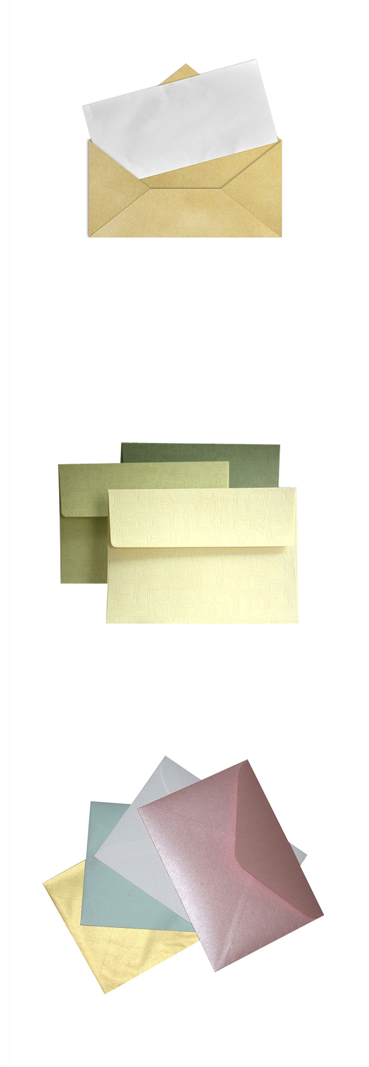 Custom A4 document envelope with ribbon and button