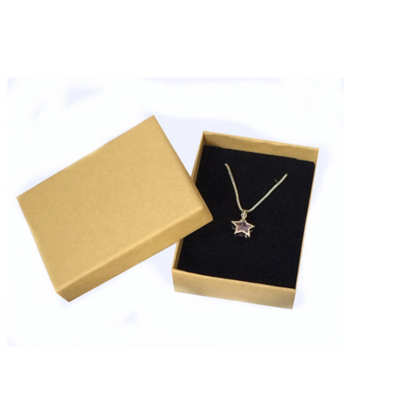 Factory price custom kraft paper box jewelry sets gift box