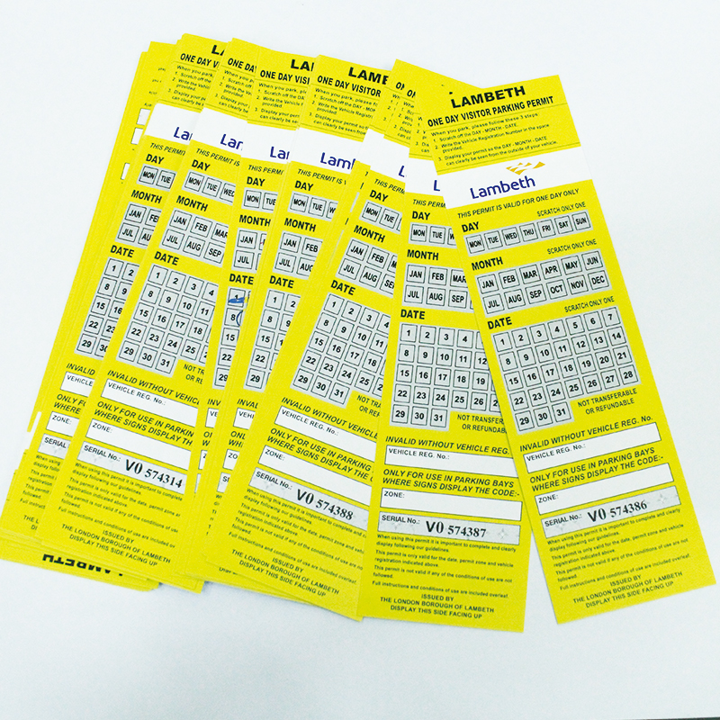 Paper Scratch Cards Lottery Scratch Tickets