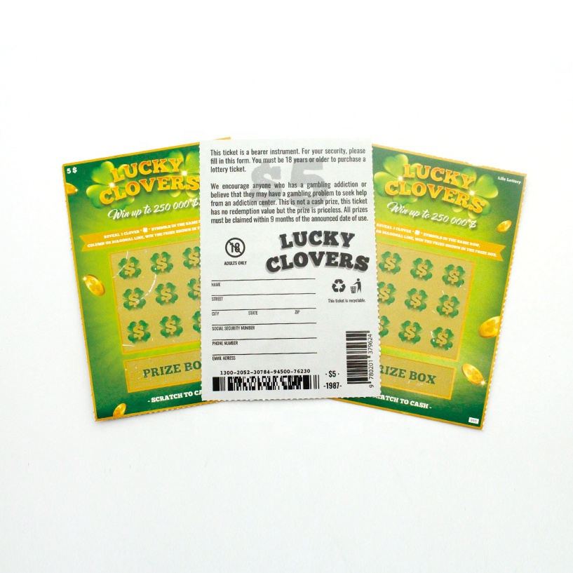 plastic PVC printing google play and scratch off card