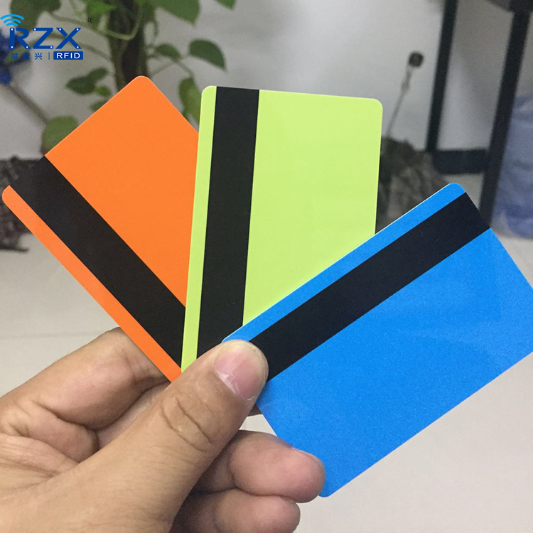 Standard Credit card Size Pantone Special Color Hico Magnetic Stripe PVC Card For Loyalty