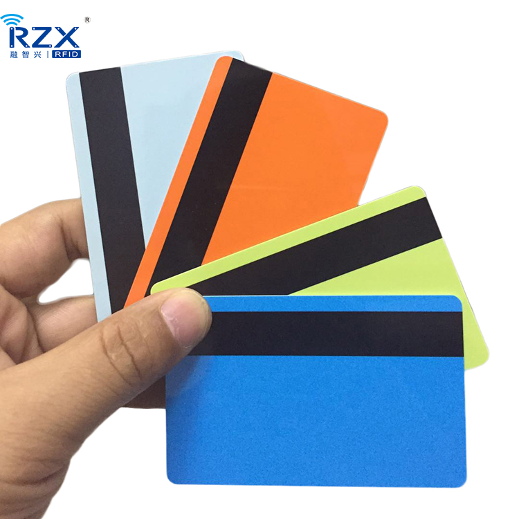 Standard Credit card Size Pantone Special Color Hico Magnetic Stripe PVC Card For Loyalty