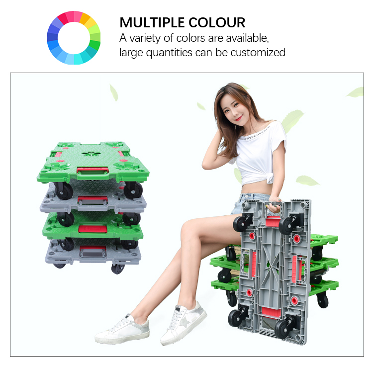 Weightlifting quietly awesome stackable colorful handtruck with adjustable armrest